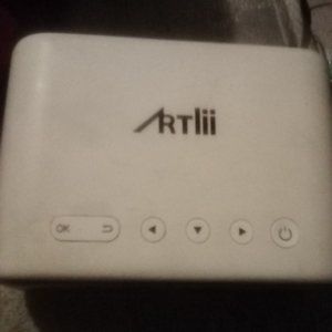Mini Projector / Battery, '21 Artlii Q Portable Projector with WiFi and BLUTOOTH